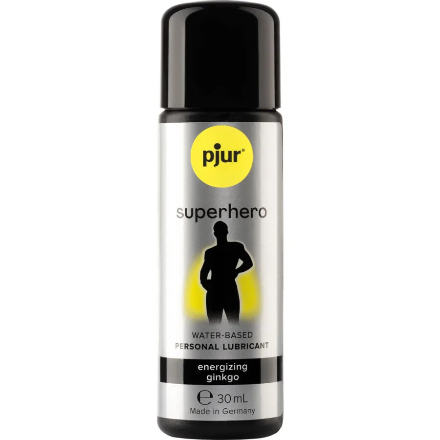 Pjur Superhero Energizing Water-Based Lubricant with Ginkgo – 30 ml