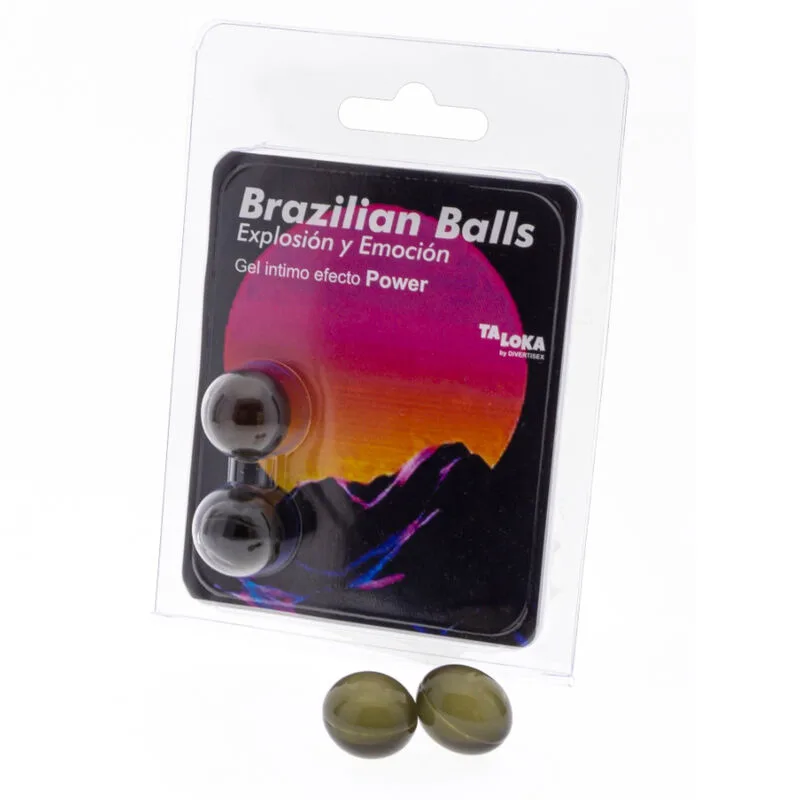 Taloka - Brazilian Pleasure Balls with Stimulating Power Effect Gel (2-Pack)