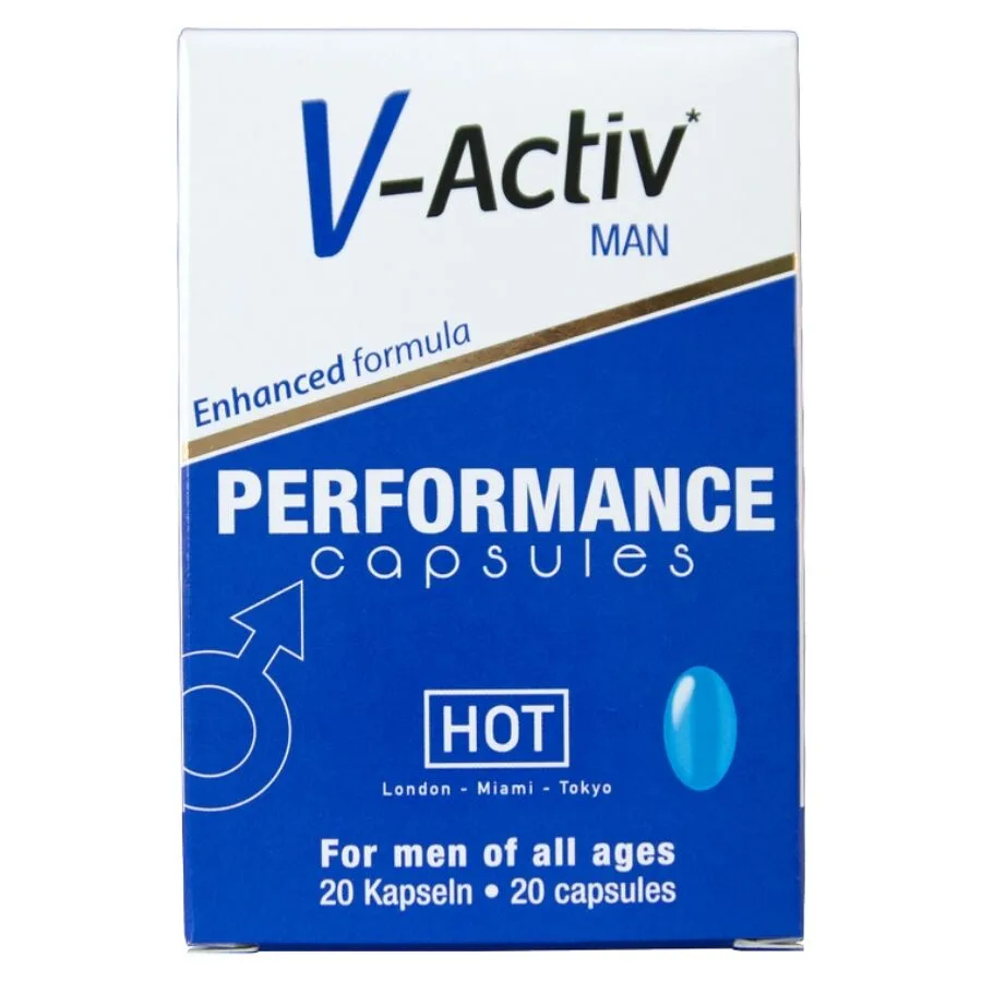 V-Activ Kapslar för Män – Naturligt Kosttillskott för Vitalitet & Energi (20 Kapslar)