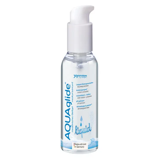 Joydivision Aquaglide - Vattenbaserat Flytande Intimglidmedel Endosförpackning 125 ml