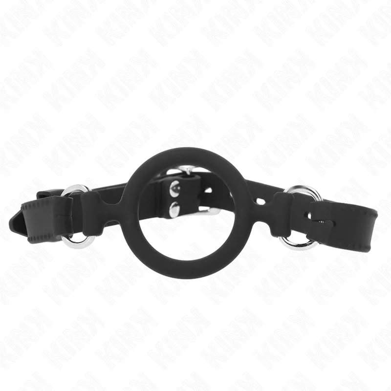 Kink Silicone O-Ring Gag med 5 cm ring och 56 cm justerbart band