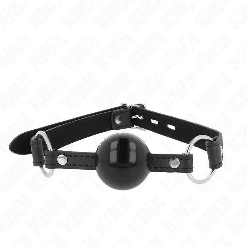 Kink TPE Ballgag med Låsspänne – 4 cm Boll, 60 x 2 cm Rem