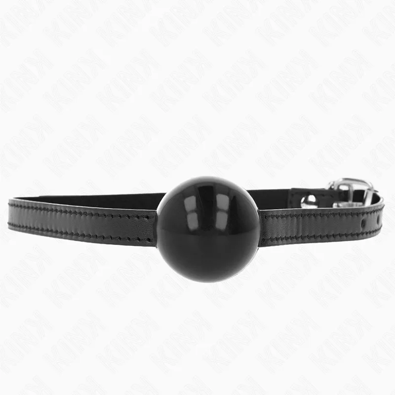Kink Single Solid Ball Gag – 4 cm boll med 65 cm justerbar rem