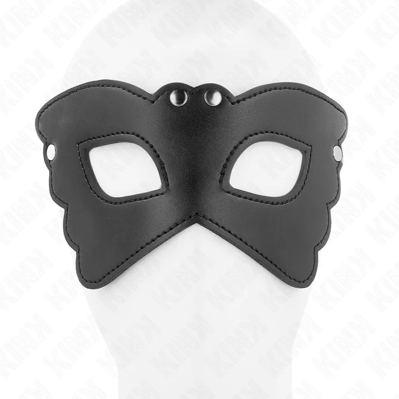 Kink Butterfly Shaped Leatherette Blindfold Mask – 20 x 9 cm