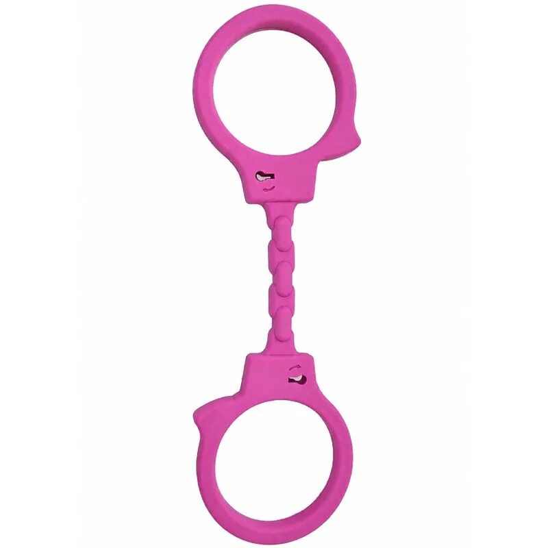 Diablo Picante - Silicone Restraint Handcuffs in Fuchsia