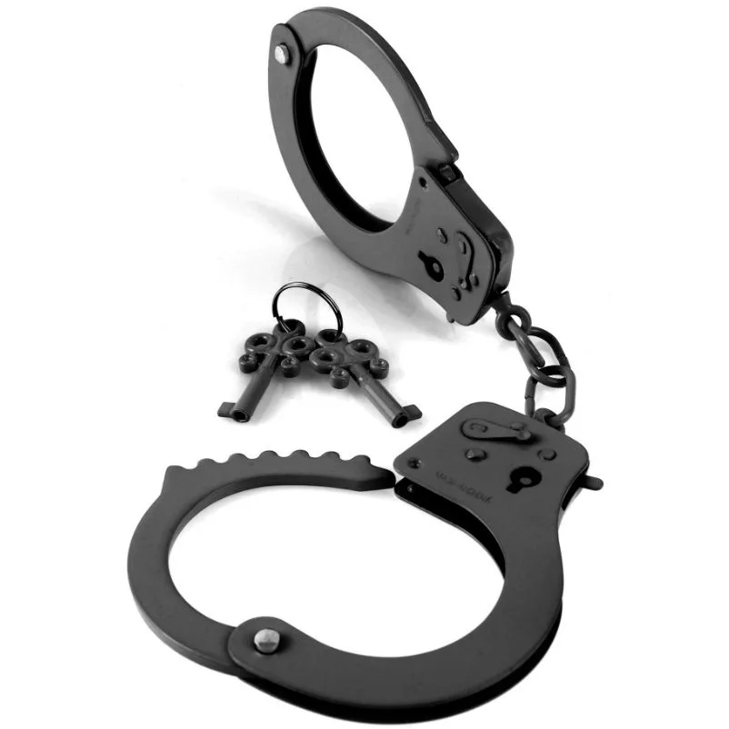 Fetish Fantasy Series - Official Metal Handcuffs in Black