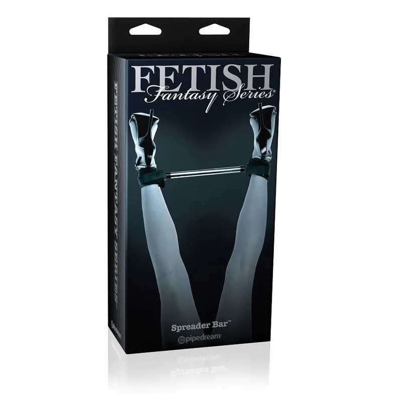 Fetish Fantasy Limited Edition - Adjustable Metal Spreader Bar with Ankle Cuffs