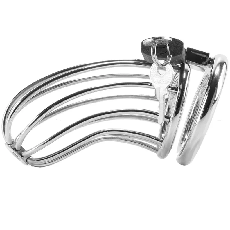 Metal Hard - Fågelkyskhetsbur Ring för Manlig Intimitetskontroll