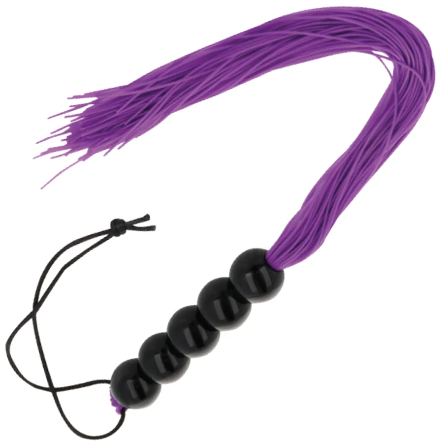 Darkness Collection – Lila Bondagepiskor med Grepphandtag