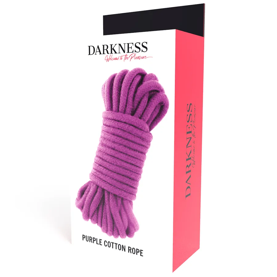 Darkness Japanese Bondage Rope 10 M – Purple Cotton Restraint Rope