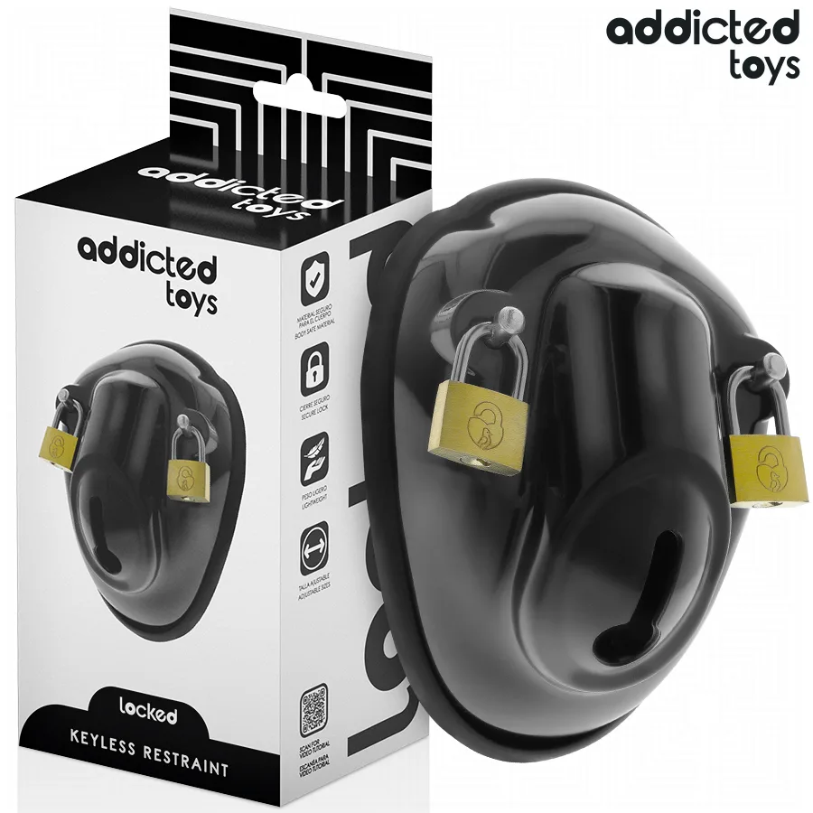 Addicted Toys Locked - Kylfritt Penischastitetsbur 11,5 cm