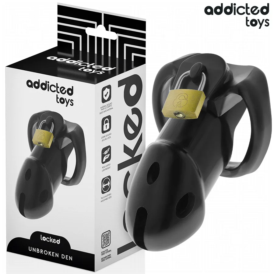 Addicted Toys Locked - Unbroken Den Penis Kyskhetsbur 9.8 CM