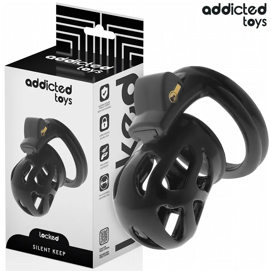 Addicted Toys Locked - Silent Keep Peniskyskhetsbur 7,5 CM