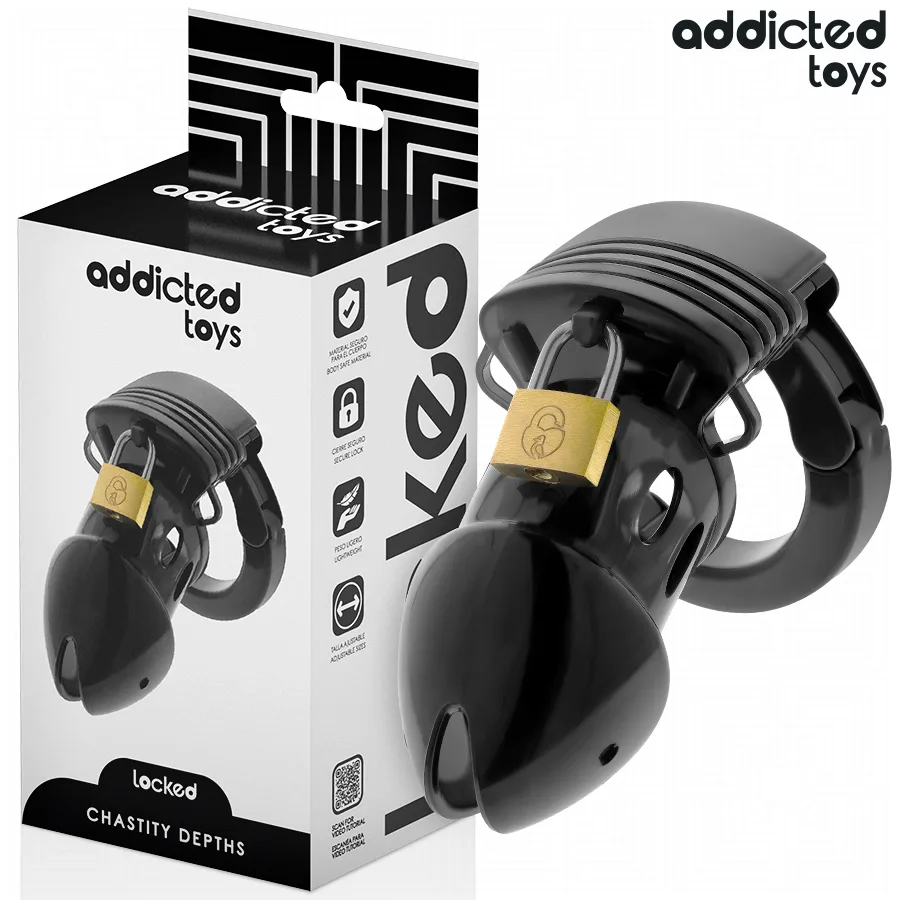 Addicted Toys Locked - Kyskhetsbur för Penis 7,5 CM