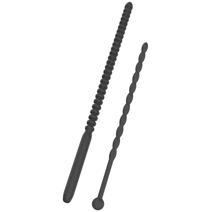 Hidden Desire - Extreme Ribbed Urethral Sound Advanced Set om 2