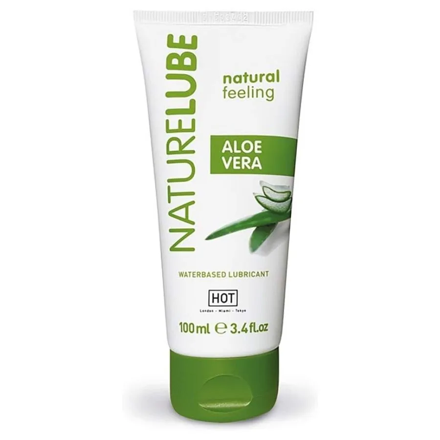 Hot - Nature Lube Vattenbaserat Personligt Glidmedel med Aloe Vera 100 ml