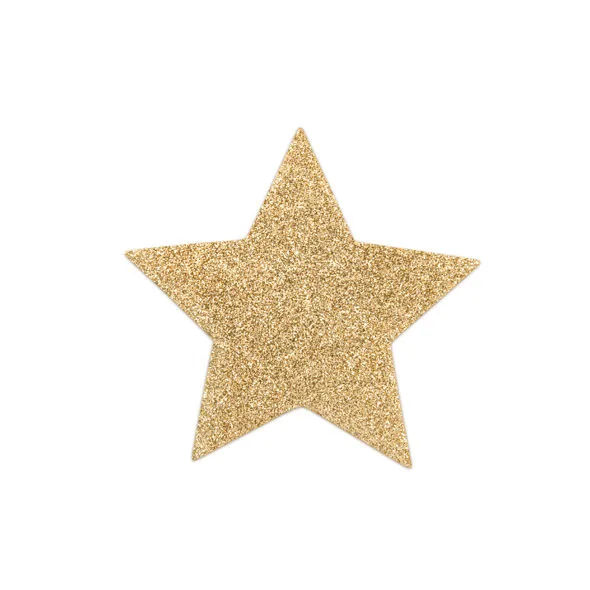 Bijoux Indiscrets Flash Golden Star Självhäftande Bröstvårtetäckare