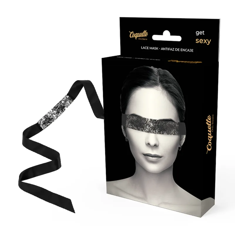 Coquette Chic Desire Spetsögonmask – Svart
