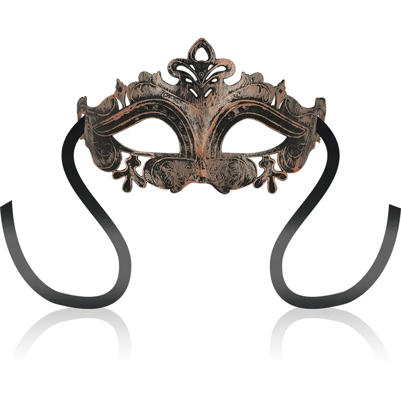 Ohmama Masks – Kopparfärgad Venetiansk Ögonmask