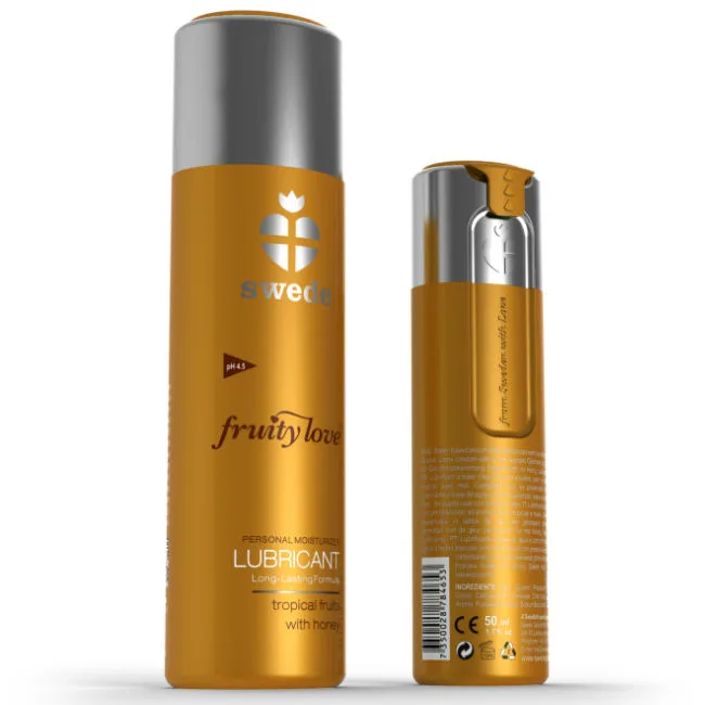 Swede Fruity Love Vattenbaserat Glidmedel – Tropisk Frukt & Honung, 50 ml