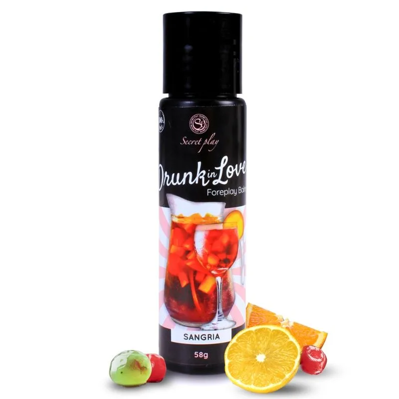 Secretplay Drunk in Love Ätbar Smaksatt Glidmedelsbalm – Sangria 60ml